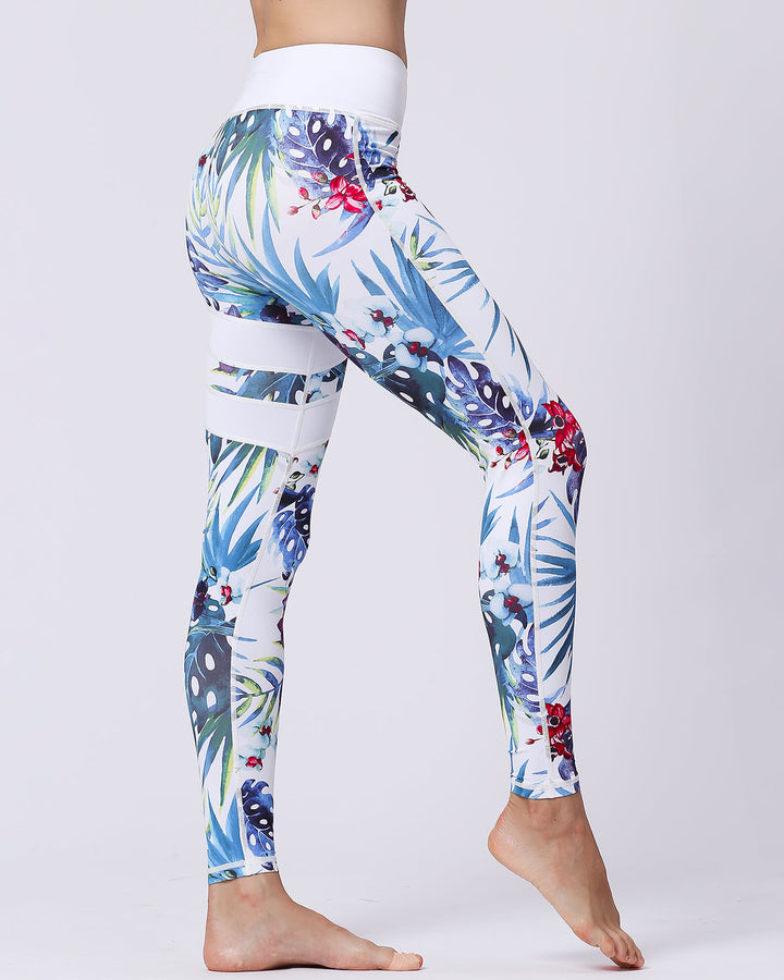 Dolce Flora Leggings - Cranberry Crush