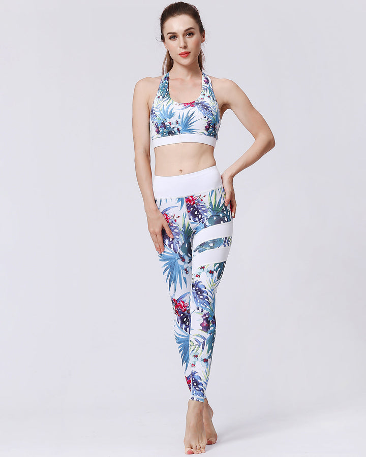Dolce Flora Leggings - Cranberry Crush