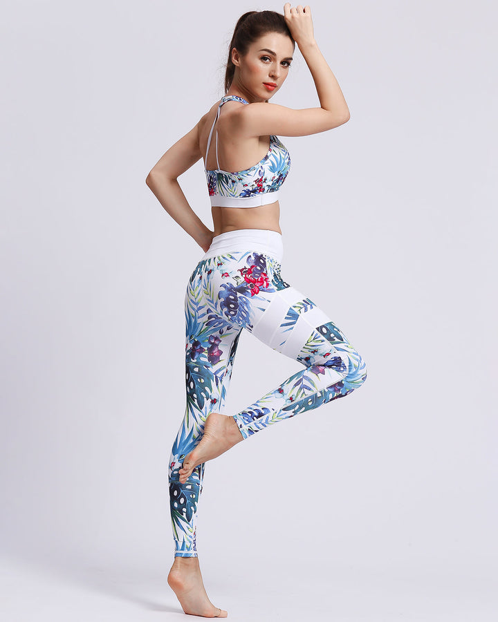 Dolce Flora Leggings - Cranberry Crush