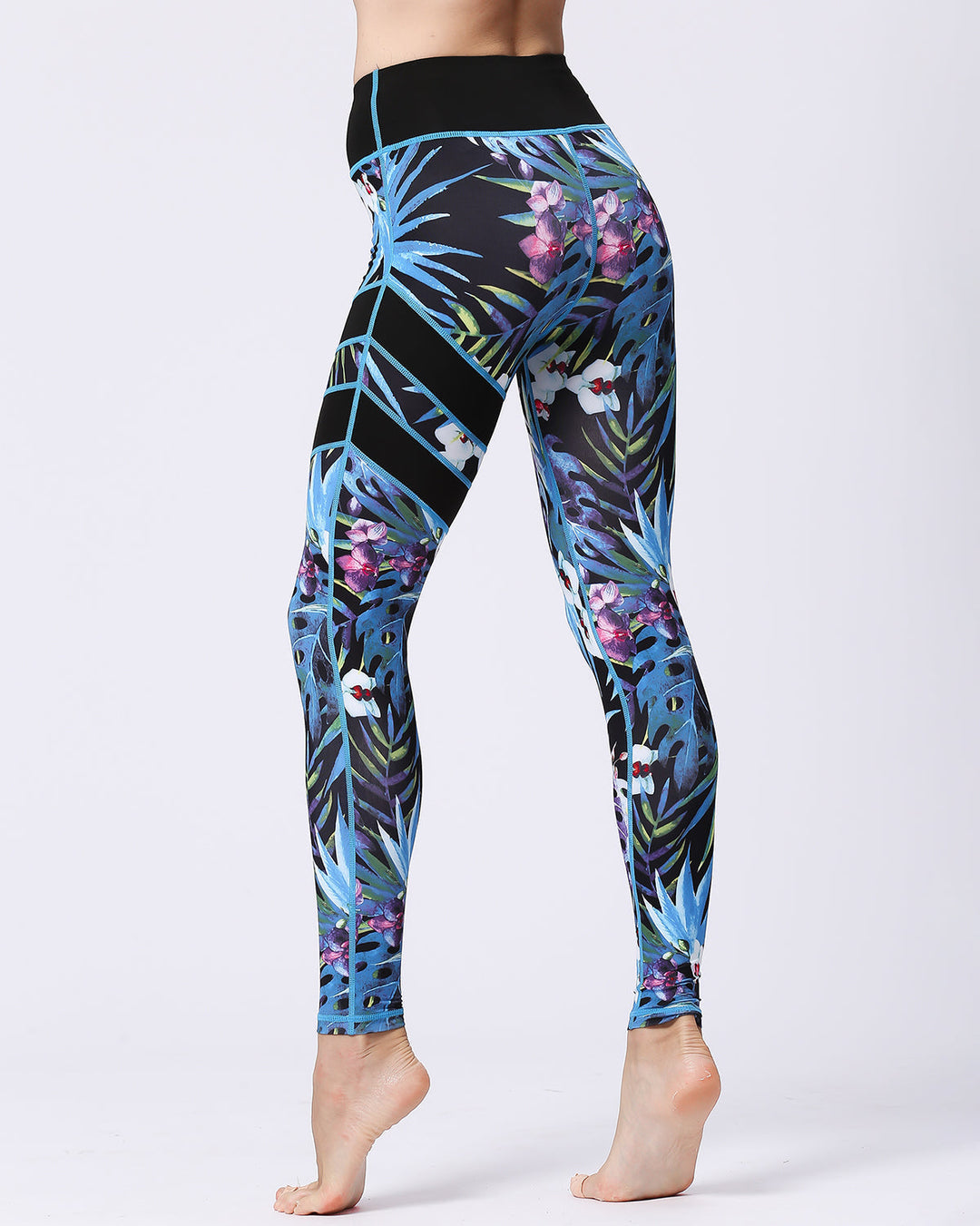 Dolce Flora Leggings - Night Lily