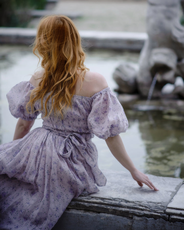 Alice 19 | Floral linen dress