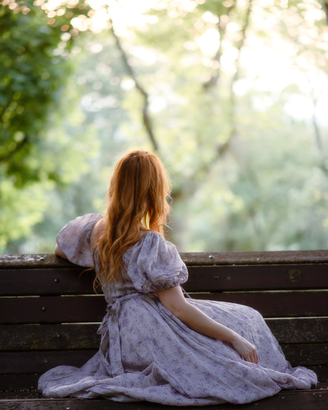Alice 19 | Floral linen dress