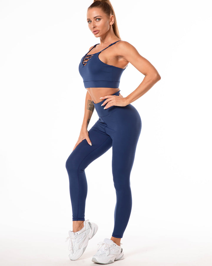 Gizus Scrunch Capri - Blue