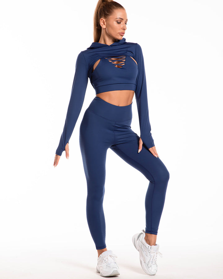 Gizus Scrunch Capri - Blue