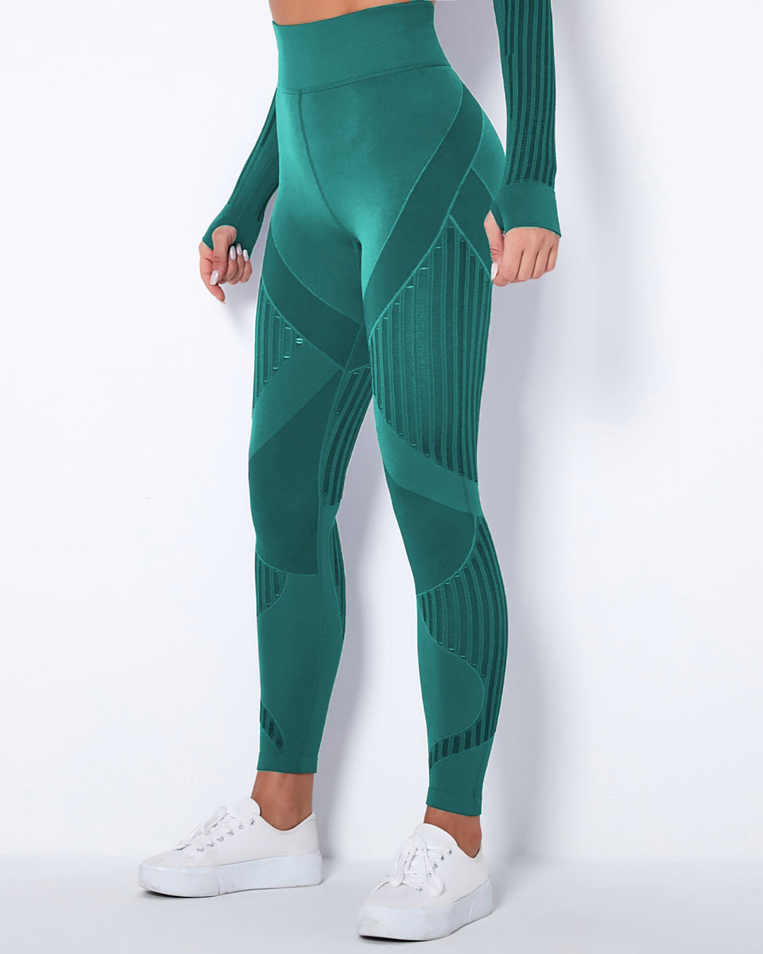 Lorica Leggings - Teal
