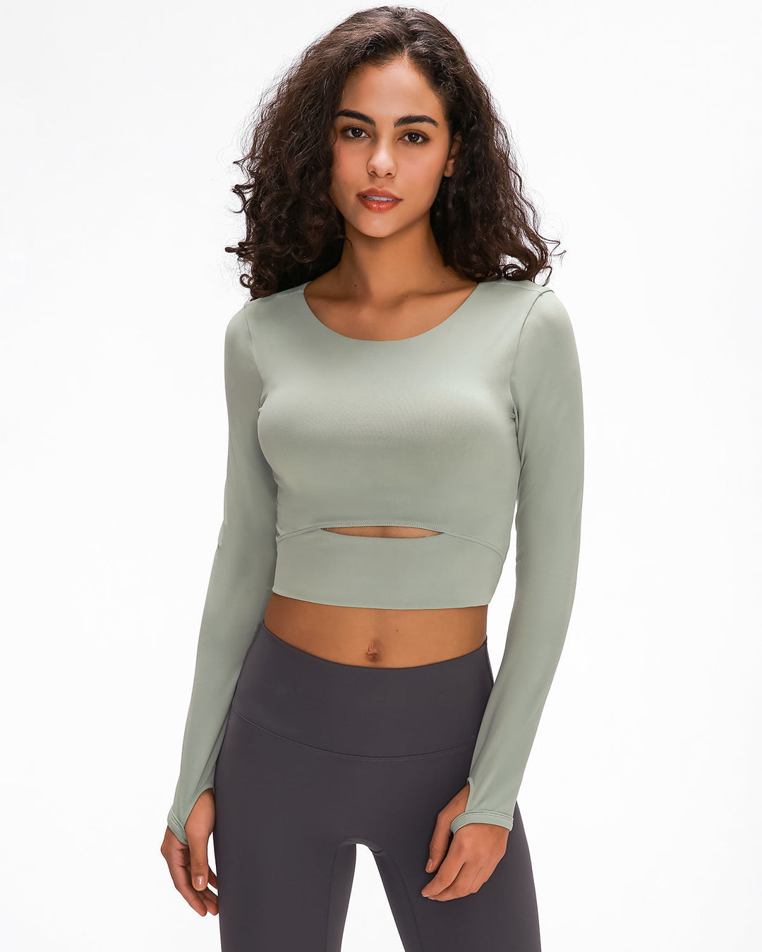 Perrie Crescent Long Sleeve - Green