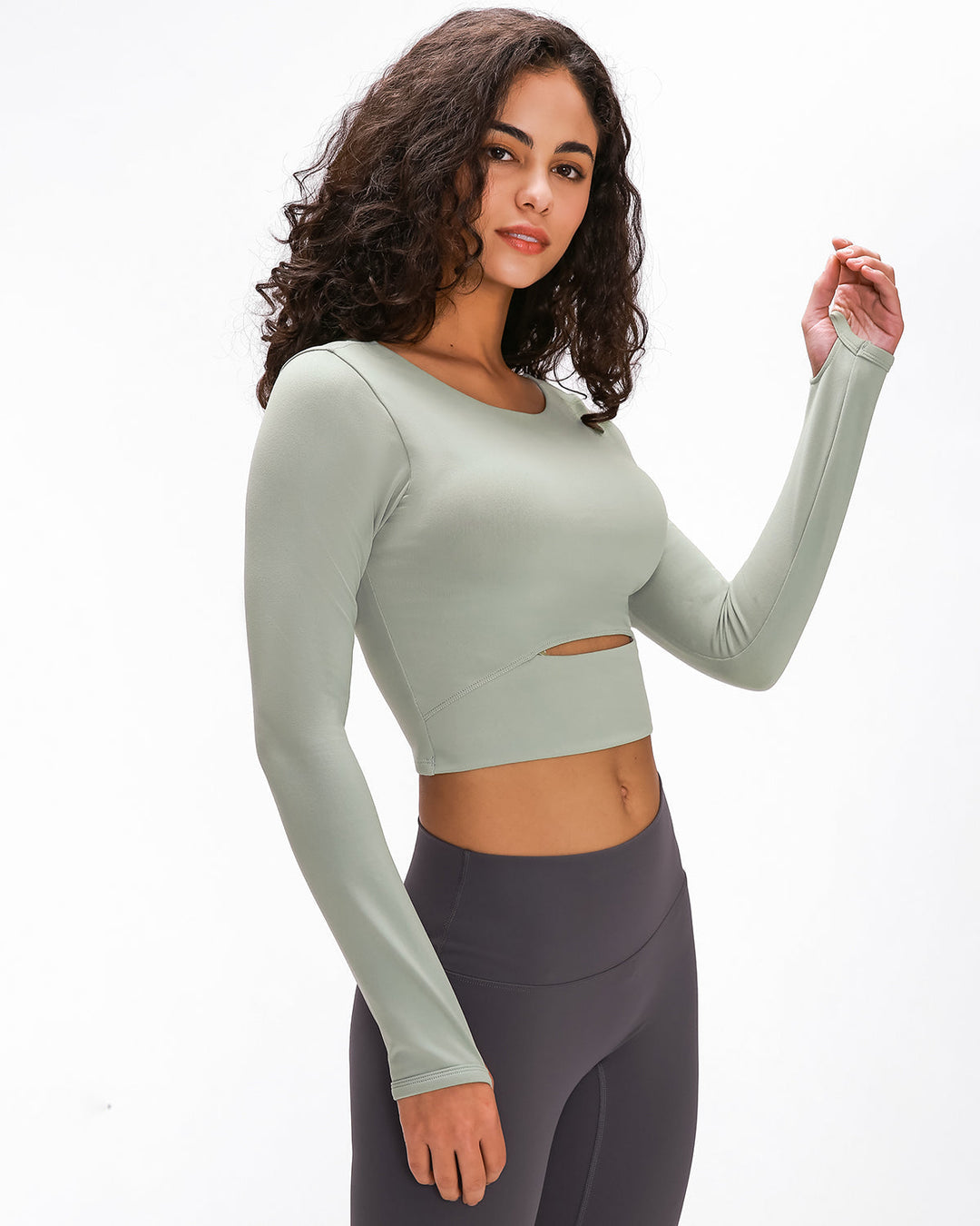 Perrie Crescent Long Sleeve - Green