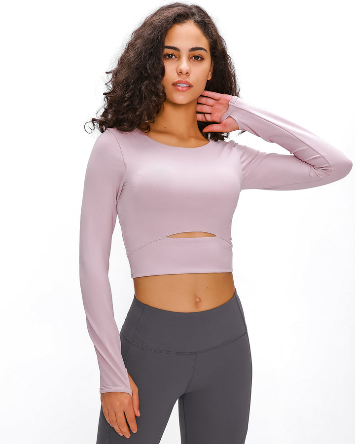 Perrie Crescent Long Sleeve - Purple
