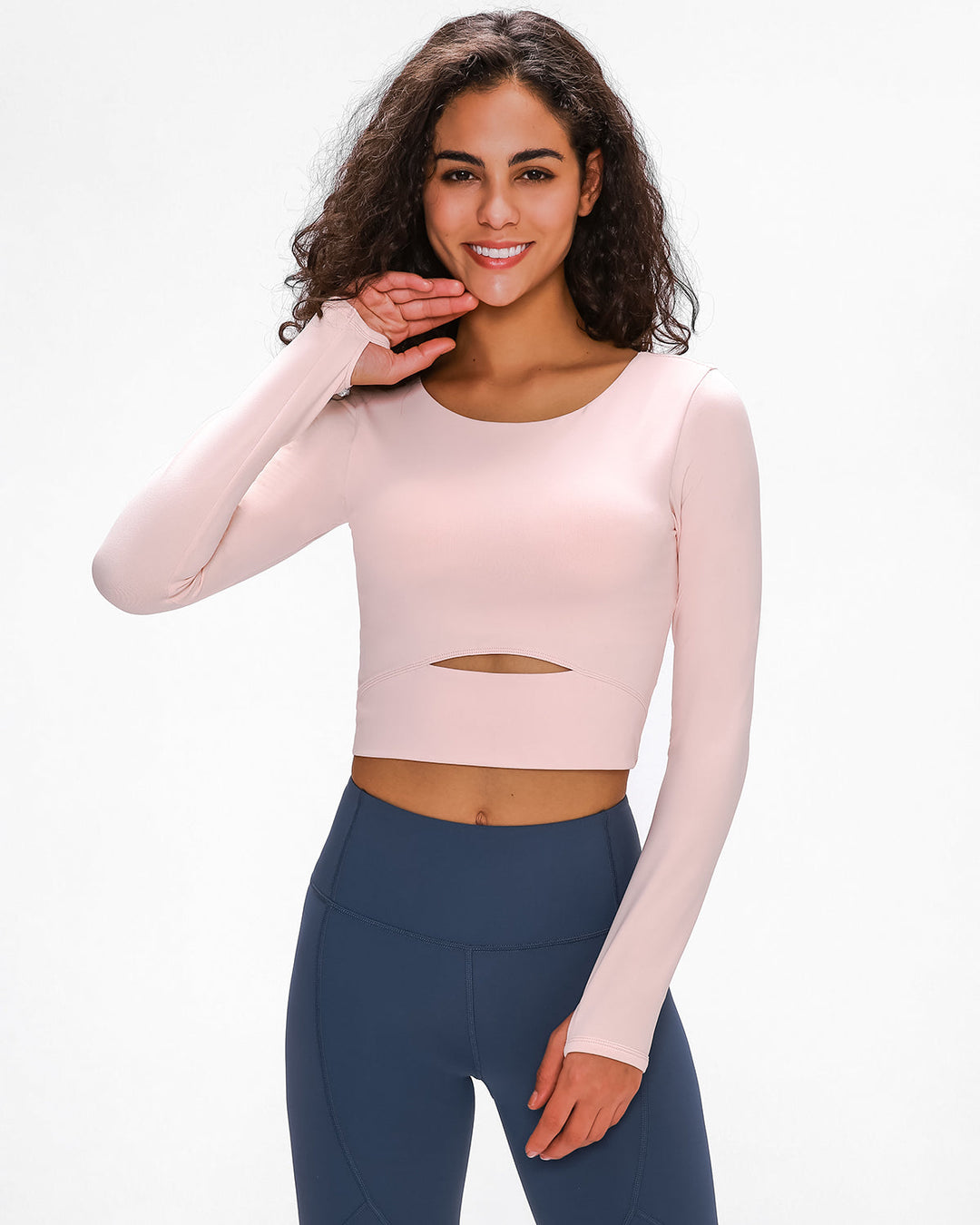 Perrie Crescent Long Sleeve - Pink
