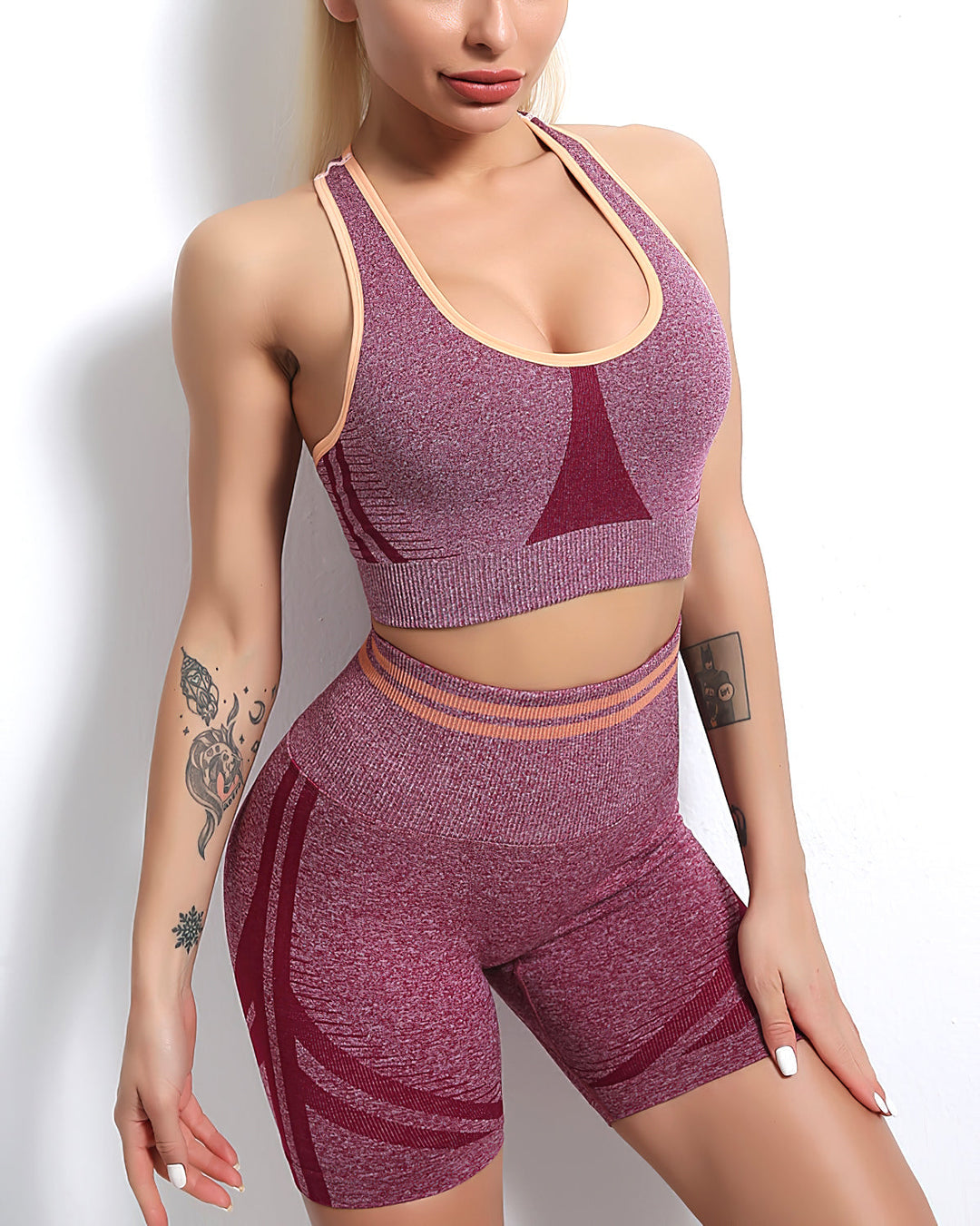 Willo Fox Sports Bra - Maroon