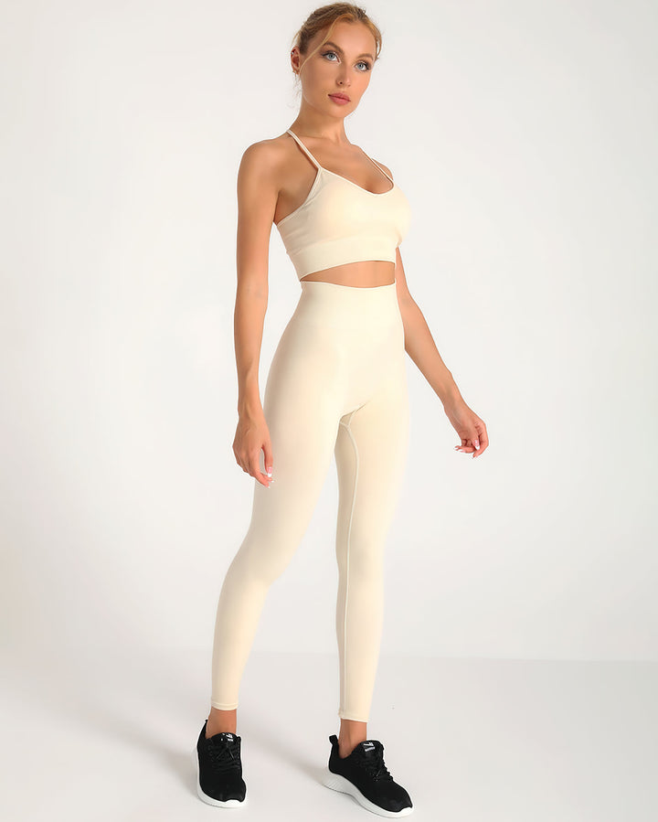 Yesley Sports Bra - Beige