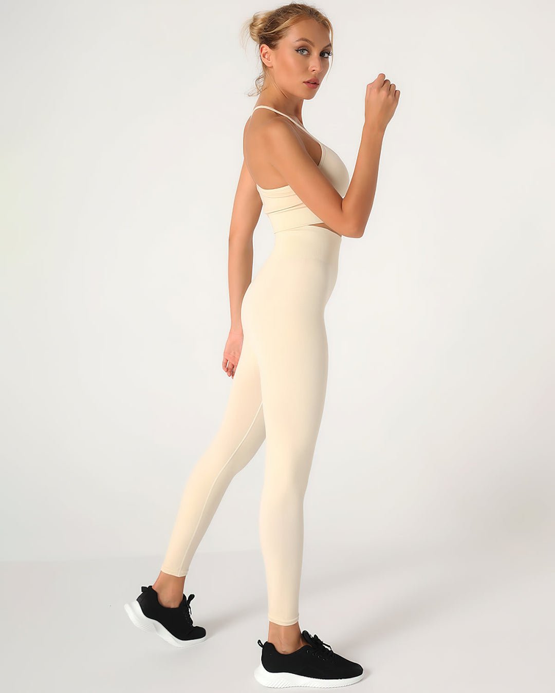 Yesley Sports Bra - Beige